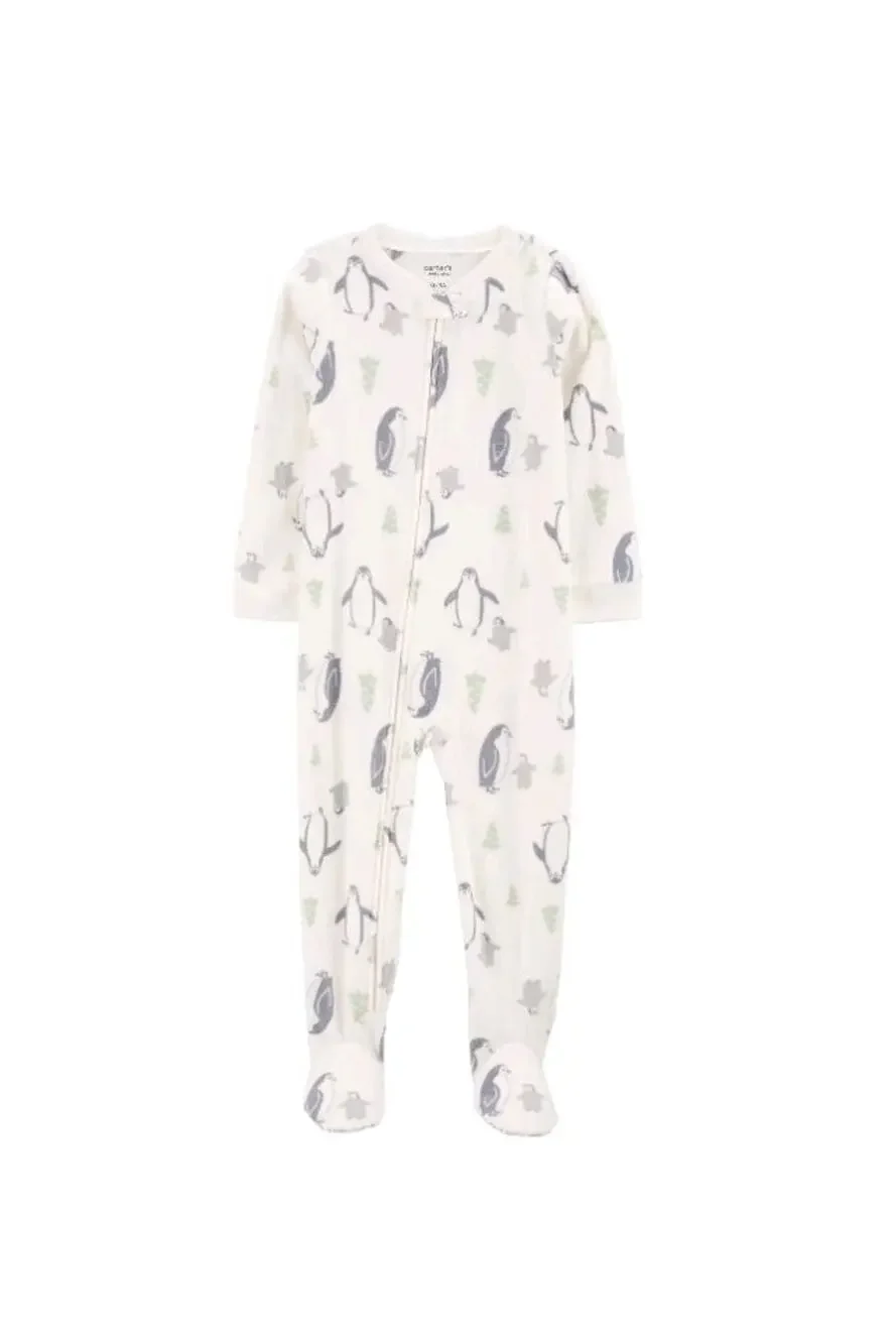 Carter's Child of Mine Baby and Toddler Holiday Pajama, One-Piece, Sizes 6-9M
